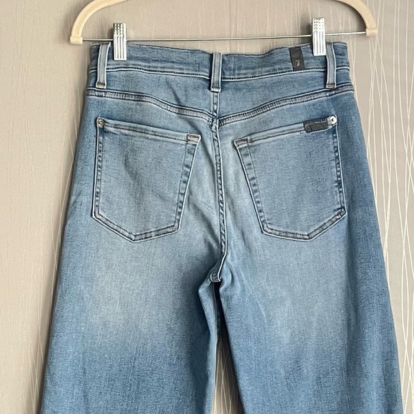 7 For All Mankind Cropped Alexa Jeans 7FAM Size 27 - Picture 9 of 15